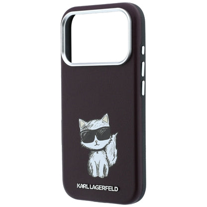 MagSafe maska za Apple iPhone 18 Pro / 17 Pro, Karl Lagerfeld, Choupette Sketch, Bordo