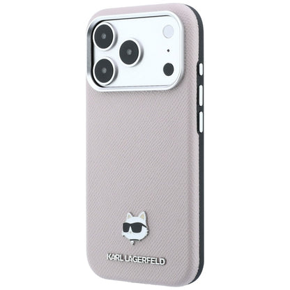 MagSafe futrola za Apple iPhone 18 Pro / 17 Pro, Karl Lagerfeld, Grained Choupette Head, Roza