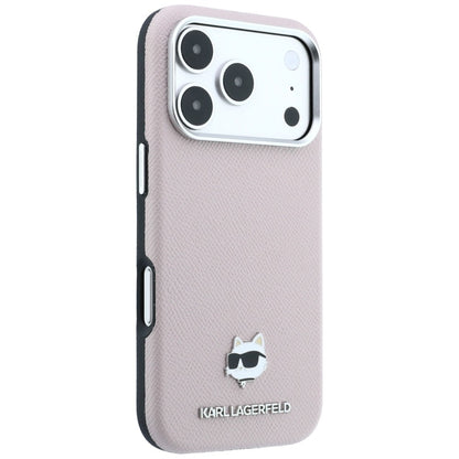 MagSafe futrola za Apple iPhone 18 Pro / 17 Pro, Karl Lagerfeld, Grained Choupette Head, Roza