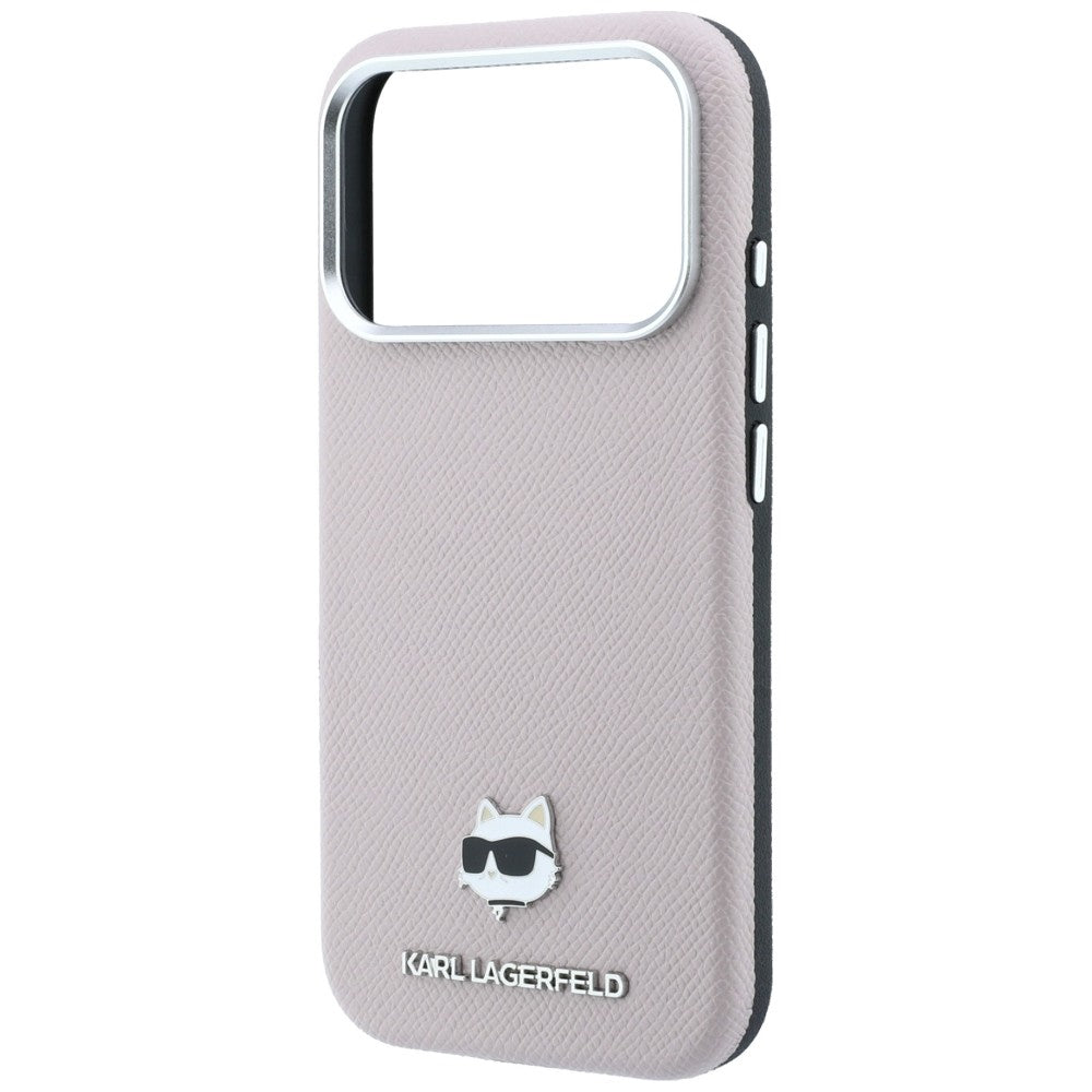 MagSafe futrola za Apple iPhone 18 Pro / 17 Pro, Karl Lagerfeld, Grained Choupette Head, Roza