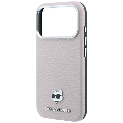 MagSafe futrola za Apple iPhone 18 Pro / 17 Pro, Karl Lagerfeld, Grained Choupette Head, Roza