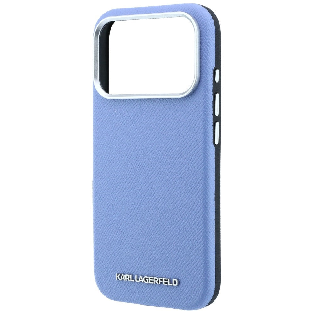 MagSafe maska za Apple iPhone 18 Pro / 17 Pro, Karl Lagerfeld, Grained Elongated Logo, Plava