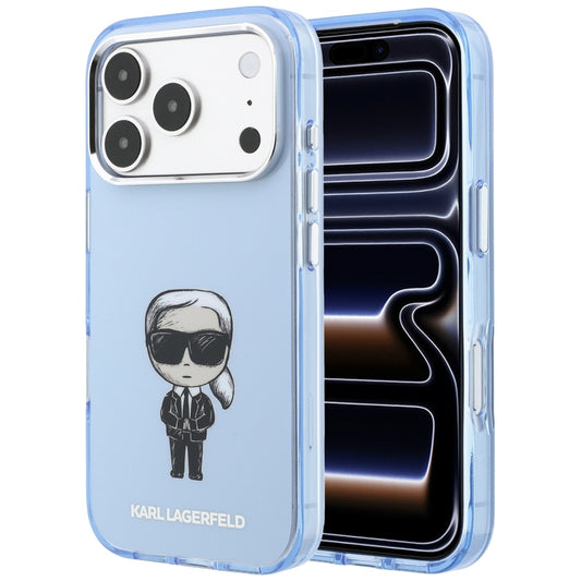 MagSafe maska za Apple iPhone 18 Pro / 17 Pro, Karl Lagerfeld, HC IML Ikonik Sketch Print, Plava