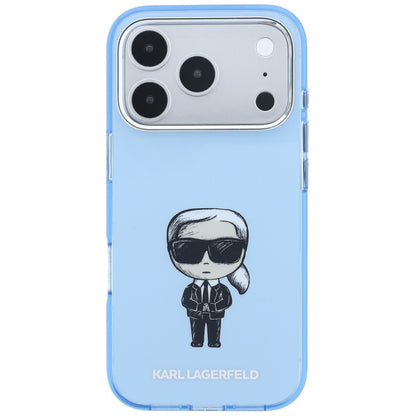 MagSafe maska za Apple iPhone 18 Pro / 17 Pro, Karl Lagerfeld, HC IML Ikonik Sketch Print, Plava