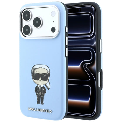 MagSafe maska za Apple iPhone 18 Pro / 17 Pro, Karl Lagerfeld, Ikonik Sketch, Plava
