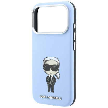 MagSafe maska za Apple iPhone 18 Pro / 17 Pro, Karl Lagerfeld, Ikonik Sketch, Plava