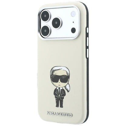 MagSafe futrola za Apple iPhone 18 Pro / 17 Pro, Karl Lagerfeld, Ikonik Sketch, Bež