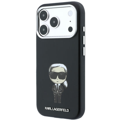 MagSafe maska za Apple iPhone 18 Pro / 17 Pro, Karl Lagerfeld, Ikonik Sketch, Crna
