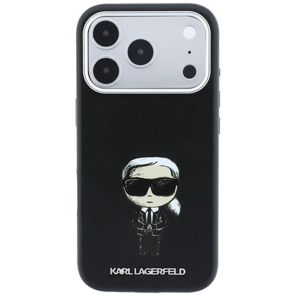 MagSafe maska za Apple iPhone 18 Pro / 17 Pro, Karl Lagerfeld, Ikonik Sketch, Crna
