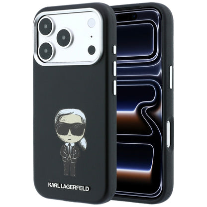 MagSafe maska za Apple iPhone 18 Pro / 17 Pro, Karl Lagerfeld, Ikonik Sketch, Crna