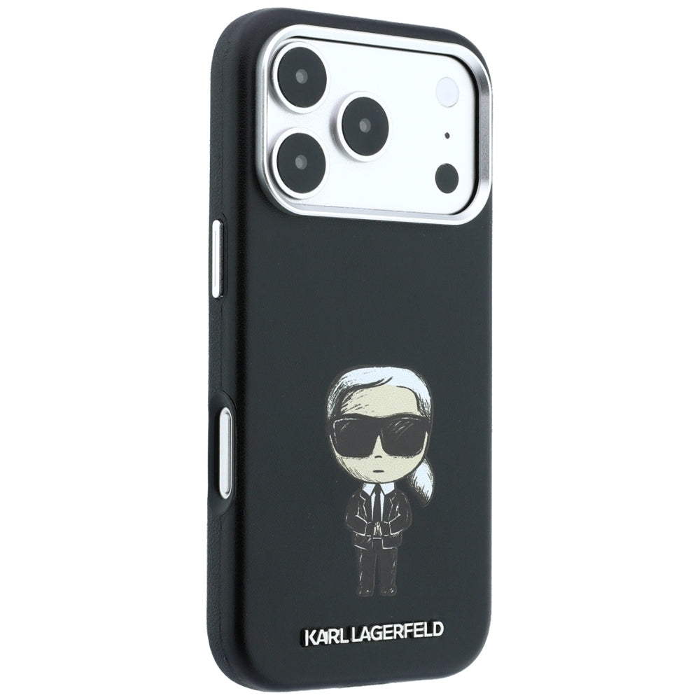 MagSafe maska za Apple iPhone 18 Pro / 17 Pro, Karl Lagerfeld, Ikonik Sketch, Crna