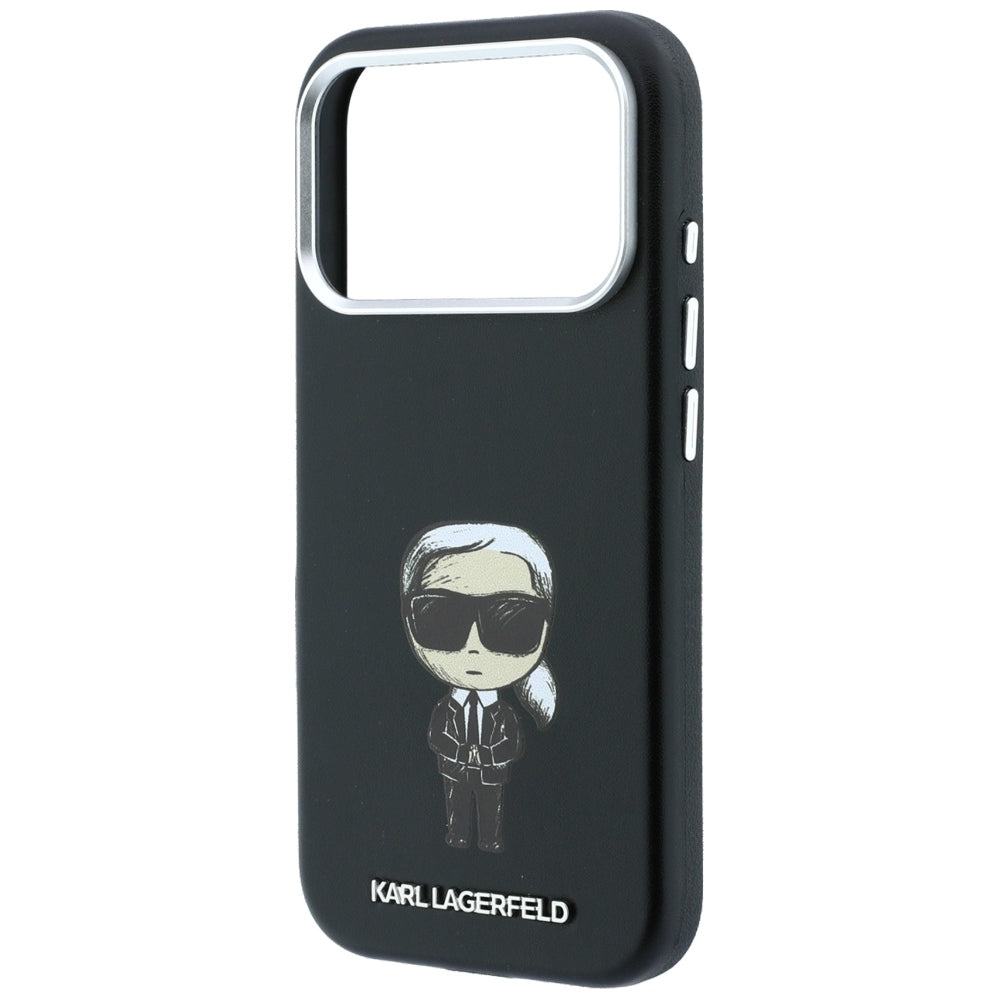 MagSafe maska za Apple iPhone 18 Pro / 17 Pro, Karl Lagerfeld, Ikonik Sketch, Crna