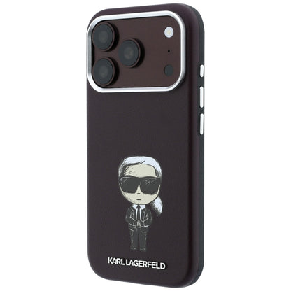 MagSafe futrola za Apple iPhone 18 Pro / 17 Pro, Karl Lagerfeld, Ikonik Sketch, Bordo
