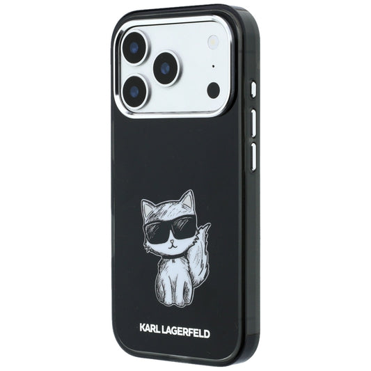 MagSafe maska za Apple iPhone 18 Pro / 17 Pro, Karl Lagerfeld, IML Choupette Body Sketch Print, Crna