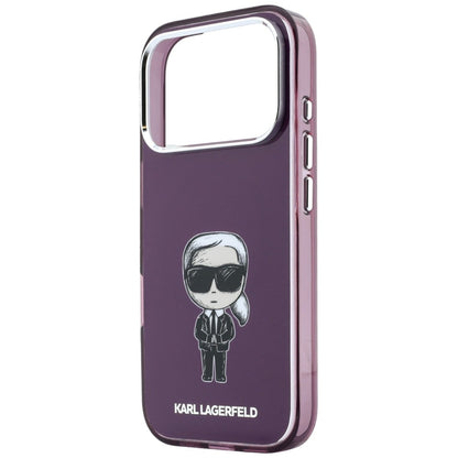 MagSafe maska za Apple iPhone 18 Pro / 17 Pro, Karl Lagerfeld, HC IML Ikonik Sketch Print, bordo