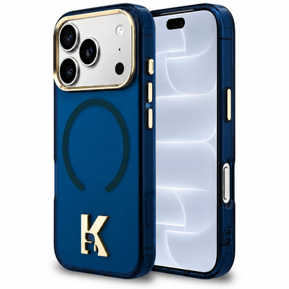 MagSafe maskica za Apple iPhone 18 Pro / 17 Pro, Karl Lagerfeld, IML Karl Head Logo, plava