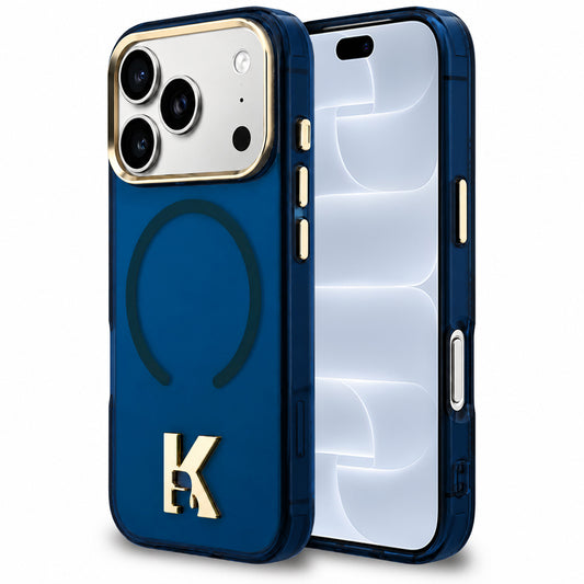 MagSafe maskica za Apple iPhone 18 Pro / 17 Pro, Karl Lagerfeld, IML Karl Head Logo, plava