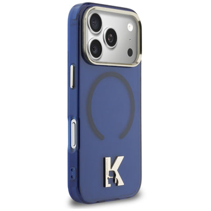 MagSafe maskica za Apple iPhone 18 Pro / 17 Pro, Karl Lagerfeld, IML Karl Head Logo, plava