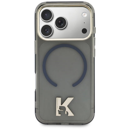 MagSafe maska za Apple iPhone 18 Pro / 17 Pro, Karl Lagerfeld, IML Karl Head Logo, crna