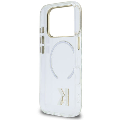 MagSafe maska za Apple iPhone 18 Pro / 17 Pro, Karl Lagerfeld, IML Karl Head Logo, prozirna