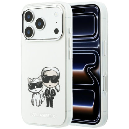 MagSafe maska za Apple iPhone 18 Pro / 17 Pro, Karl Lagerfeld, IML KC Bodies Sketch Print, Bež