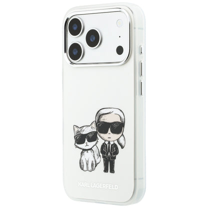 MagSafe maska za Apple iPhone 18 Pro / 17 Pro, Karl Lagerfeld, IML KC Bodies Sketch Print, Bež