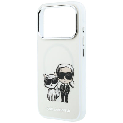 MagSafe maska za Apple iPhone 18 Pro / 17 Pro, Karl Lagerfeld, IML KC Bodies Sketch Print, Bež