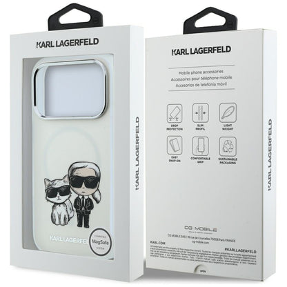 MagSafe maska za Apple iPhone 18 Pro / 17 Pro, Karl Lagerfeld, IML KC Bodies Sketch Print, Bež