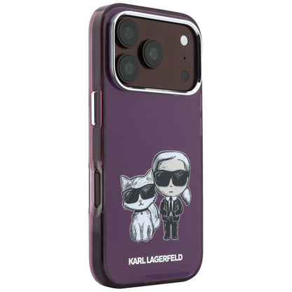 MagSafe futrola za Apple iPhone 18 Pro / 17 Pro, Karl Lagerfeld, IML KC Bodies Sketch Print, Bordo