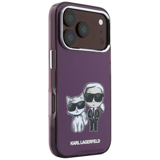 MagSafe futrola za Apple iPhone 18 Pro / 17 Pro, Karl Lagerfeld, IML KC Bodies Sketch Print, Bordo
