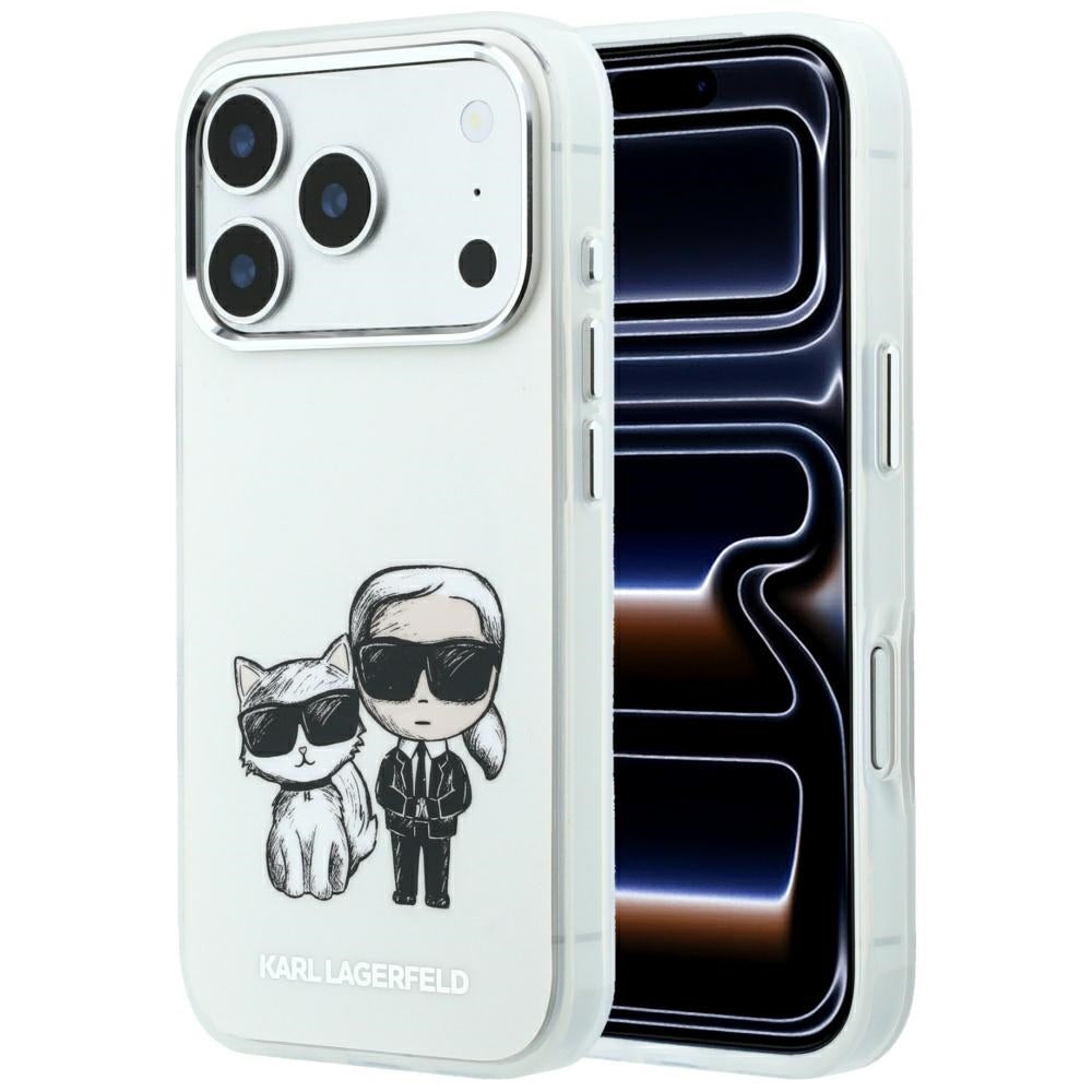MagSafe futrola za Apple iPhone 18 Pro / 17 Pro, Karl Lagerfeld, KC Bodies Sketch, Bež