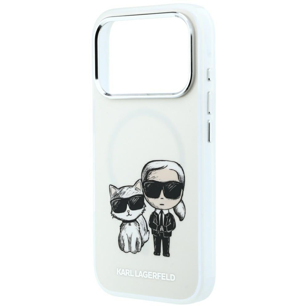 MagSafe futrola za Apple iPhone 18 Pro / 17 Pro, Karl Lagerfeld, KC Bodies Sketch, Bež