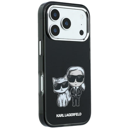 MagSafe maska za Apple iPhone 18 Pro / 17 Pro, Karl Lagerfeld, KC Bodies Sketch, Crna