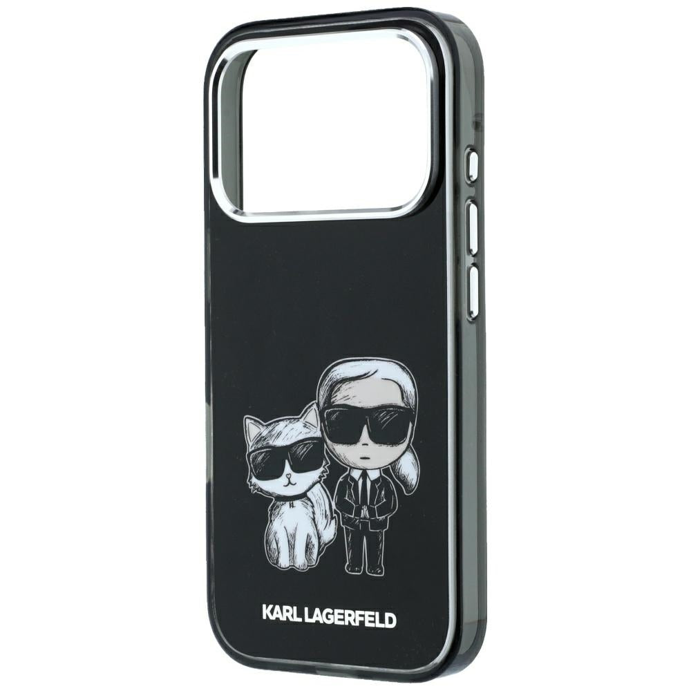 MagSafe maska za Apple iPhone 18 Pro / 17 Pro, Karl Lagerfeld, KC Bodies Sketch, Crna