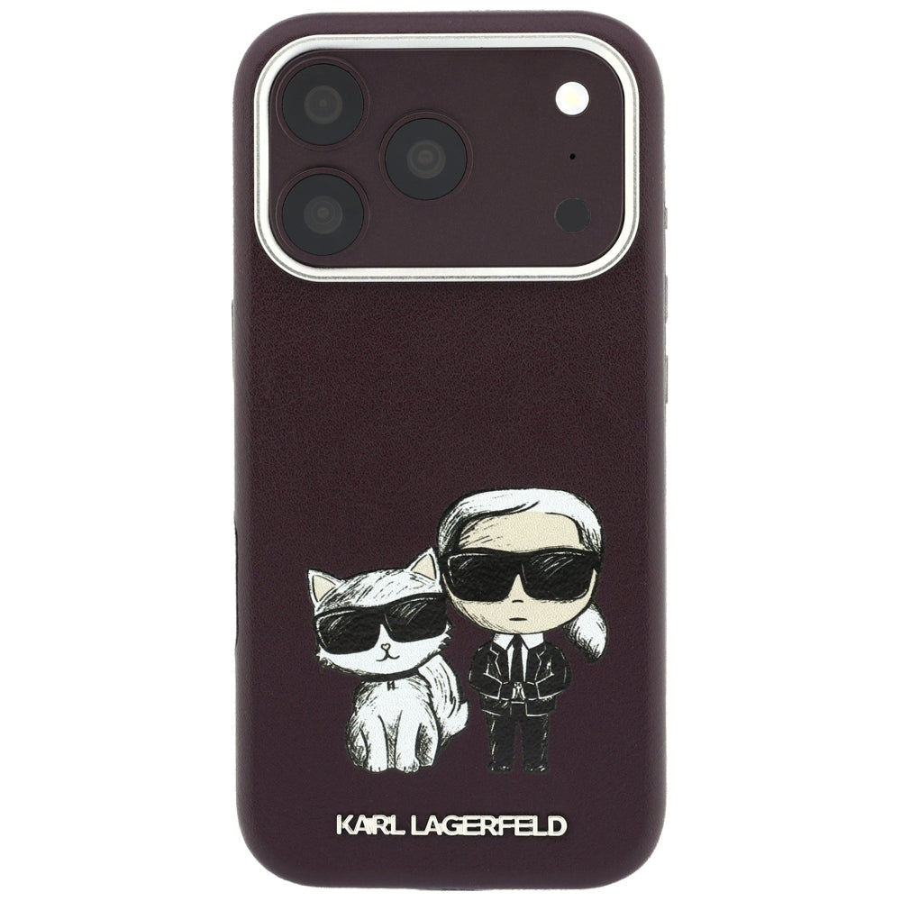MagSafe futrola za Apple iPhone 18 Pro / 17 Pro, Karl Lagerfeld, KC Bodies Sketch, Bordo