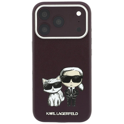 MagSafe futrola za Apple iPhone 18 Pro / 17 Pro, Karl Lagerfeld, KC Bodies Sketch, Bordo