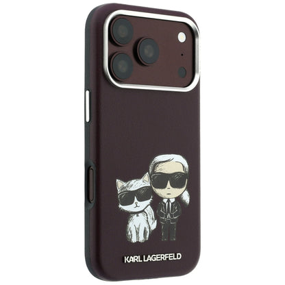 MagSafe futrola za Apple iPhone 18 Pro / 17 Pro, Karl Lagerfeld, KC Bodies Sketch, Bordo