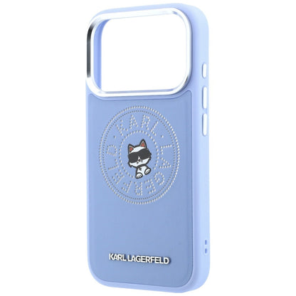 MagSafe maska za Apple iPhone 18 Pro / 17 Pro, Karl Lagerfeld, Point and Choupette Sketch, plava