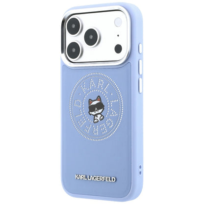 MagSafe maska za Apple iPhone 18 Pro / 17 Pro, Karl Lagerfeld, Point and Choupette Sketch, plava