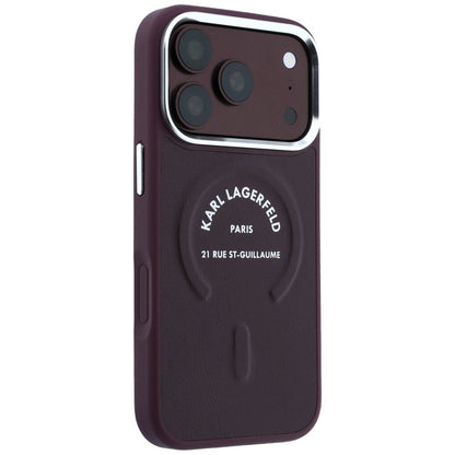 MagSafe futrola za Apple iPhone 18 Pro / 17 Pro, Karl Lagerfeld, Ring Karl RSG Logo, Bordo