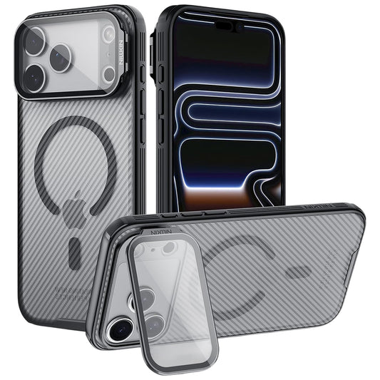 MagSafe futrola za Apple iPhone 18 Pro / 17 Pro, Nillkin, CamShield Prop, Crna Prozirna