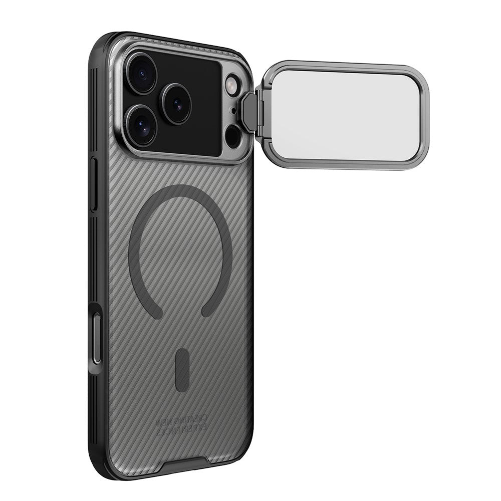 MagSafe futrola za Apple iPhone 18 Pro / 17 Pro, Nillkin, CamShield Prop, Crna Prozirna