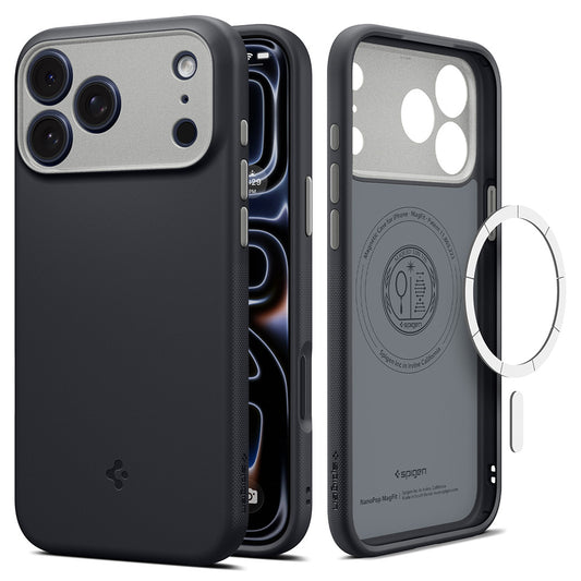 MagSafe futrola za Apple iPhone 18 Pro / 17 Pro, Spigen, Caseology Nano Pop, Crna ACS12177