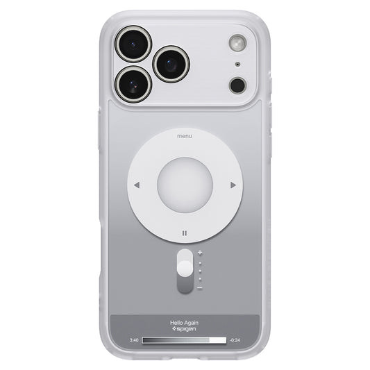 MagSafe futrola za Apple iPhone 18 Pro / 17 Pro, Spigen, Ultra Hybrid Classic, Srebrna ACS12167
