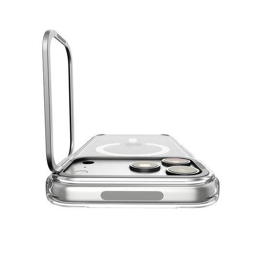 MagSafe futrola za Apple iPhone 18 Pro / 17 Pro, Spigen, Ultra Hybrid Optik S, Srebrno Prozirna ACS11921