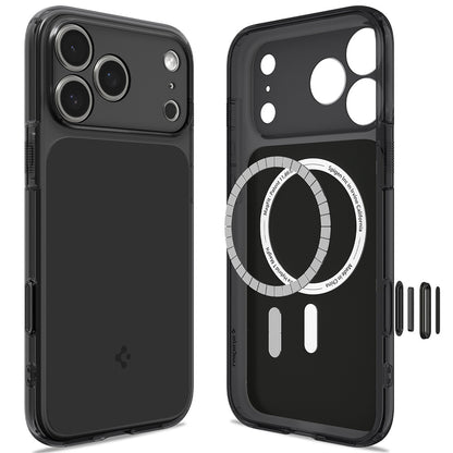 MagSafe futrola za Apple iPhone 18 Pro / 17 Pro, Spigen, Ultra Hybrid T, Crna Mat ACS12171