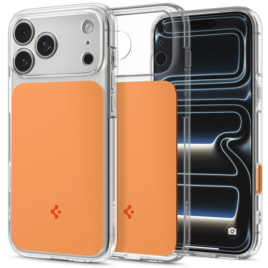 MagSafe maska za Apple iPhone 18 Pro / 17 Pro, Spigen, Ultra Hybrid T, Narančasta ACS12170