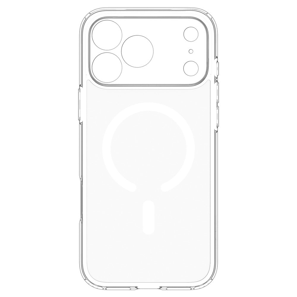 MagSafe futrola za Apple iPhone 18 Pro / 17 Pro, Spigen, Ultra Hybrid, Prozirna Bijela ACS12155