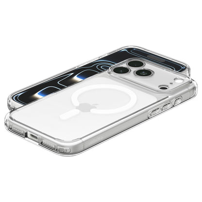 MagSafe futrola za Apple iPhone 18 Pro / 17 Pro, Spigen, Ultra Hybrid, Prozirna Bijela ACS12155