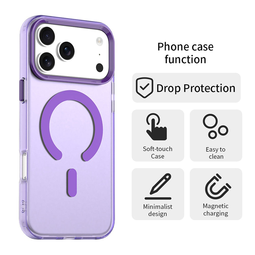 MagSafe futrola za Apple iPhone 18 Pro / 17 Pro, Techsuit, CandyCase, Ljubičasta